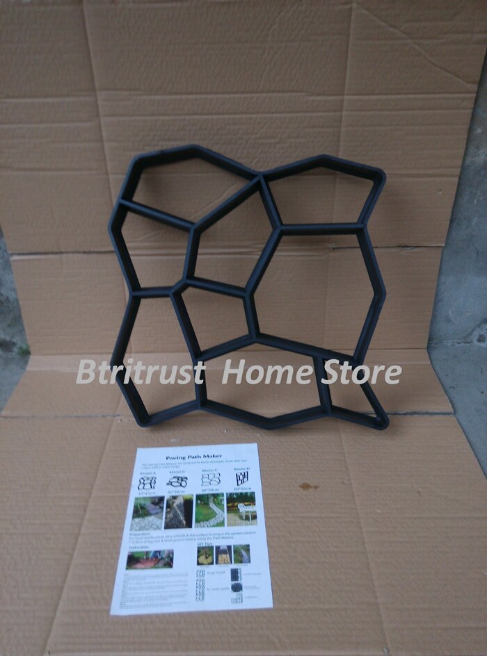 50*50 cm 5 stks/partij oprit Bestrating beton mold mould mallen stenen tuin patio oprit pathmate bestrating mal