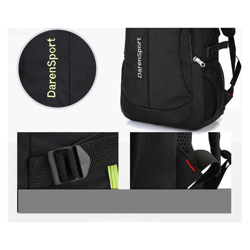 Stor kapasitet menn ryggsekk nylon svart ryggsekk mann tenåringe videregående skole vesker høyskole stil studenter bagpack til tenårene ryggsekk