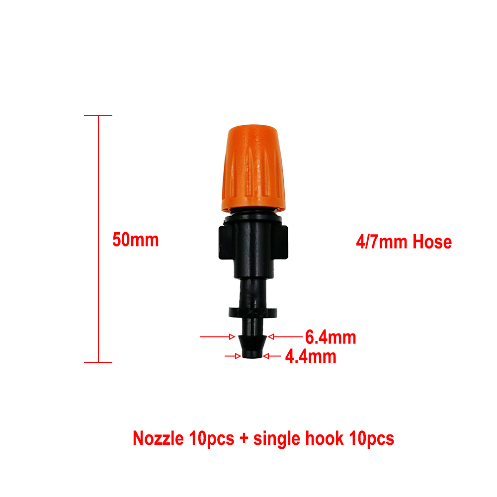 Agricultural Irrigation Micro Nozzle Garden Irrigation Automatic Watering Device Cooling And Dust Removal Irrigation Nozzle: Yellow