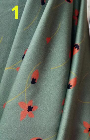 Kjole silke charmeuse stof kvalificeret skinnende faldende blød silke imitation syning håndværk materiale silkeagtig pyjamas stof håndværk: 1 grågrøn