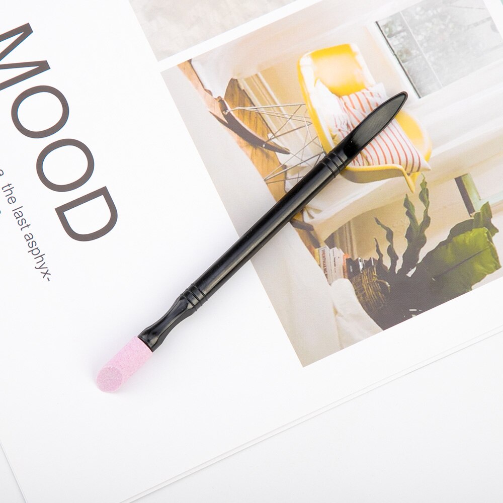 Dmoley Nail Cuticle Pusher Quartz Head Remover Washable Dead Skin Pusher Stick Pen Spoon Cut Manicure Care Nail Tools