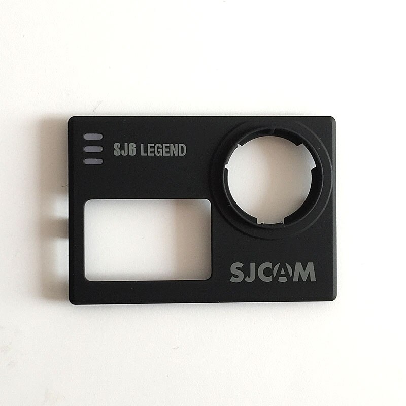 Originele SJCAM Voorpaneel Case Onderdelen Faceplate voor SJCAM SJ6 Legend 4 K Wifi Waterdichte Sport Actie Camera Accessoires: Black