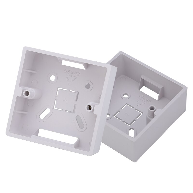 86 Type Wall Mounted Bottom Box PVC Wire Wiring Box for 86 Type Switch Socket Universal Bottom Box