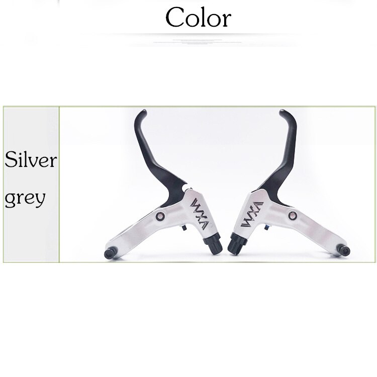 VXM Bike Brake FR5 Aluminum Alloy V-brake Disc Brakes Lever Mountain Bike Bicycle brake Handle Crank Aluminum Alloy Left Right: Silver grey