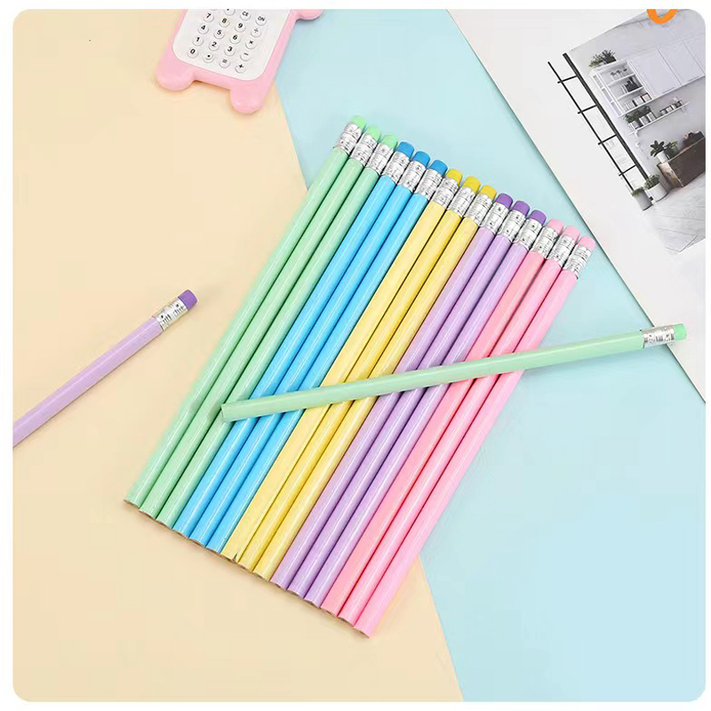 12 Uds Kawaii lápices de madera de lápiz de grafito HB Escuela boceto lápiz de la Oficina de la escuela suministros de Navidad premios para los niños