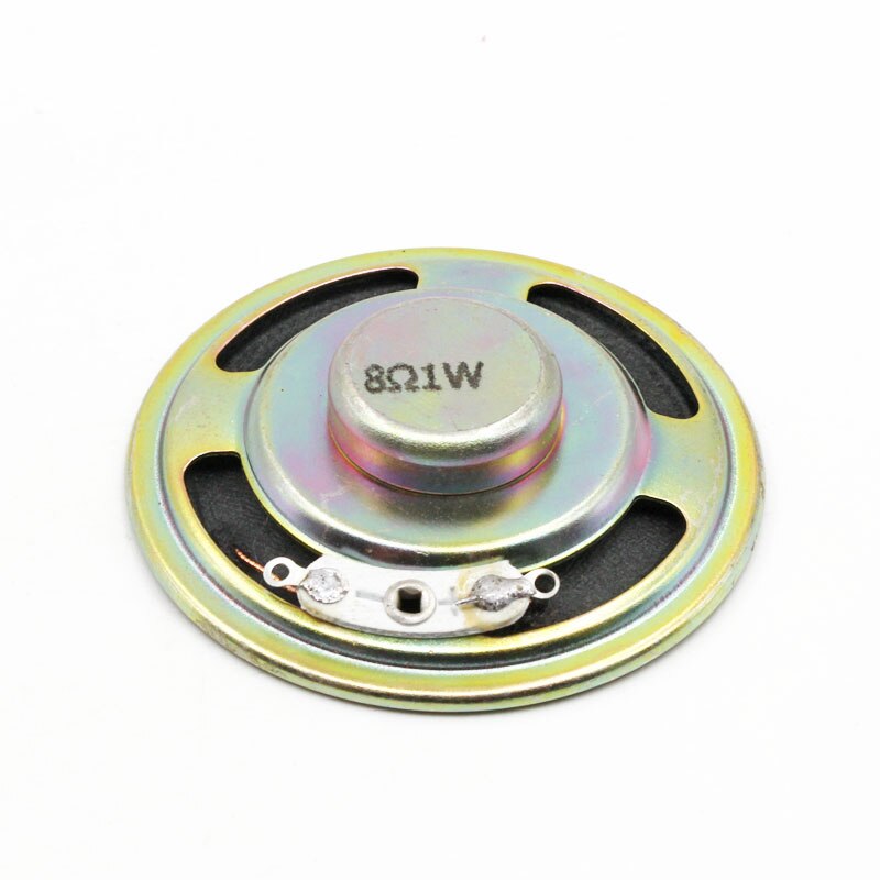 2pcs 8 Ohm 1W 50MM Loudspeaker Cone Paper Cap Speaker Internal Magnetic 18MM Magnet Height 13MM