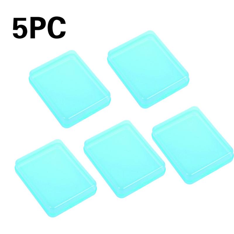 Caja transparente para mascarilla portátil, 3 uds.: 5pcs 03