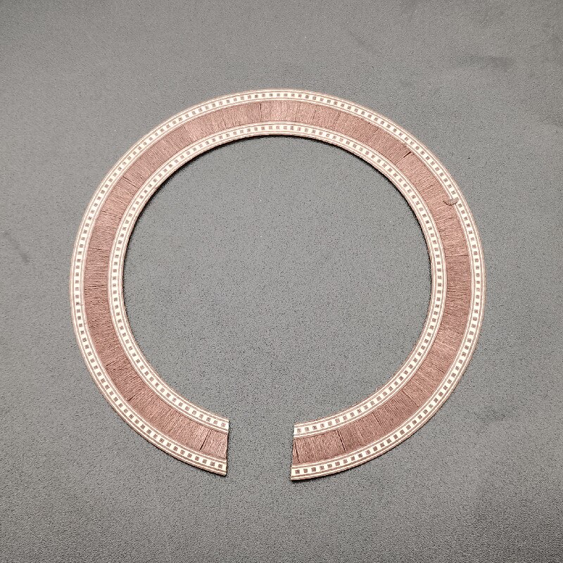 Classic Guitar Wood Inlaid Soundhole Rosette Inlay Guitar Body Project Parts,Natural Color