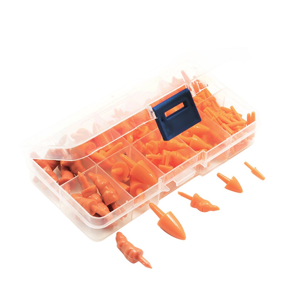 160Pcs Miniature Orange Resin Carrot Noses for Crafting, Creating and Embellishing Snowman Toys Crafts