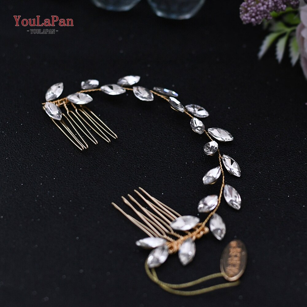 Youlapan HP09 Mode Bruid Bruiloft Haar Accessoires Kammen Prom Bruids Hoofddeksel Mariage Bruiloft Haar Clips