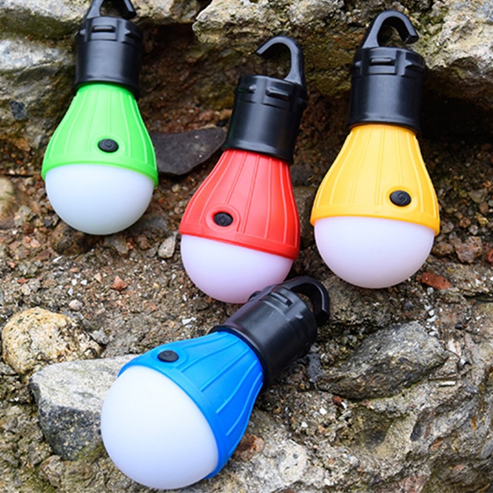mini bærbar lanternetelt lampe ledet nødlampe vanntett hengende krok lommelykt til utendørs camping