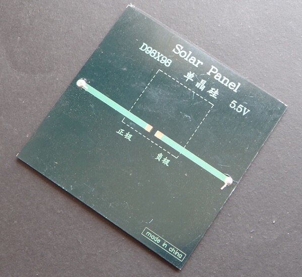 10PCS/Lot Mini Solar Cell 5.5V 1.2W Monocrystalline Solar Panel For Small Power Applications 98x98*3MM