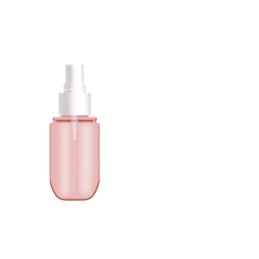 1pc 60ml rejse tom sprayflaske 3 farve plastik forstøver lille mini tom spray genopfyldelig flaske kosmetisk gennemsigtig: Rød
