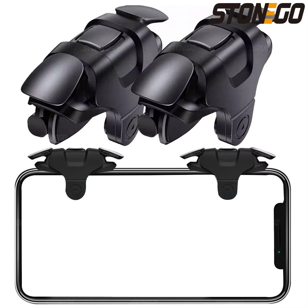 STONEGO Multifunktionale Universal Mobile Gamepad Controller Joystick Trigger Gamepad Für Handy Schießen Spiel Hilfs: Silber