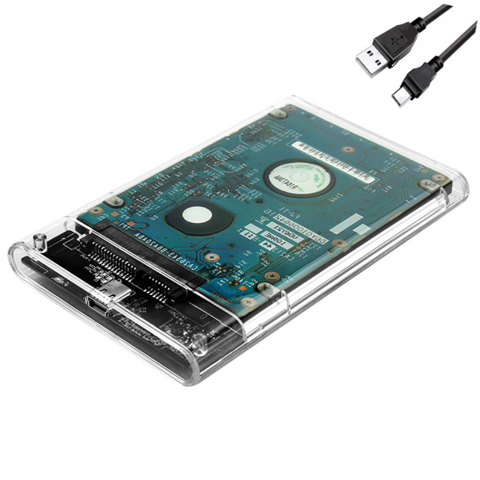 Usb 3.0/2.0 2.5Inch Hdd Ssd Case Sata Externe Behuizing Opslag Harde Schijf Mobiele Harddisk Box Otg ondersteuning 8Tb Draagbare