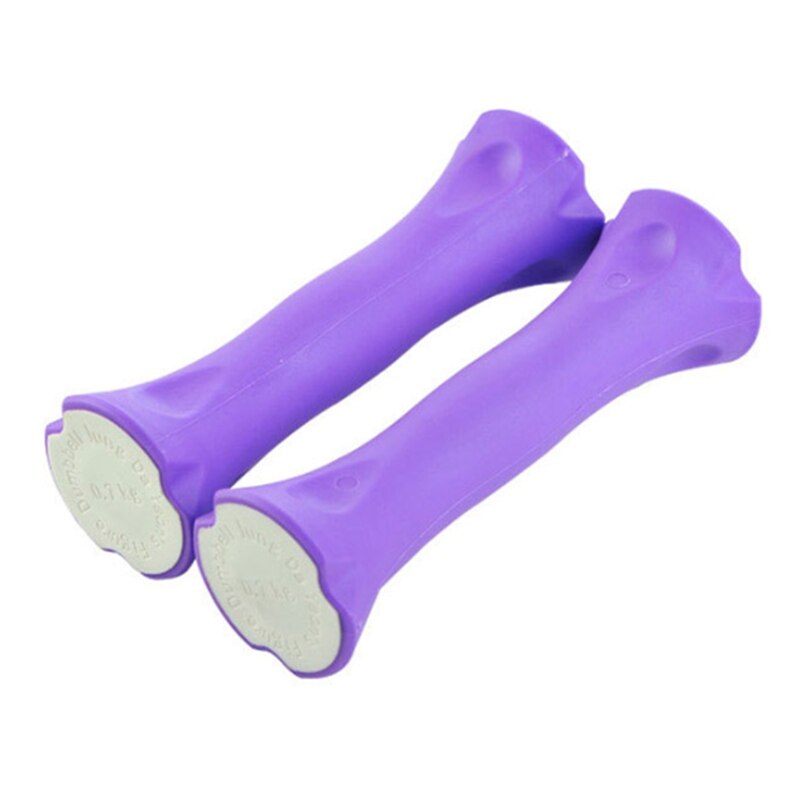 A Pair Of Home Fitness Yoga Ladies Dumbbell Plastic Arm Thin Arm Plastic Small Dumbbell Fitness Equipment: Purple