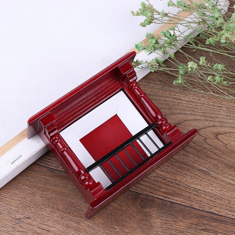 1/12 giocattoli mini Camino A Legna Decorazione in Miniatura Mobili Giocattolo Bambole Accessori per la Casa