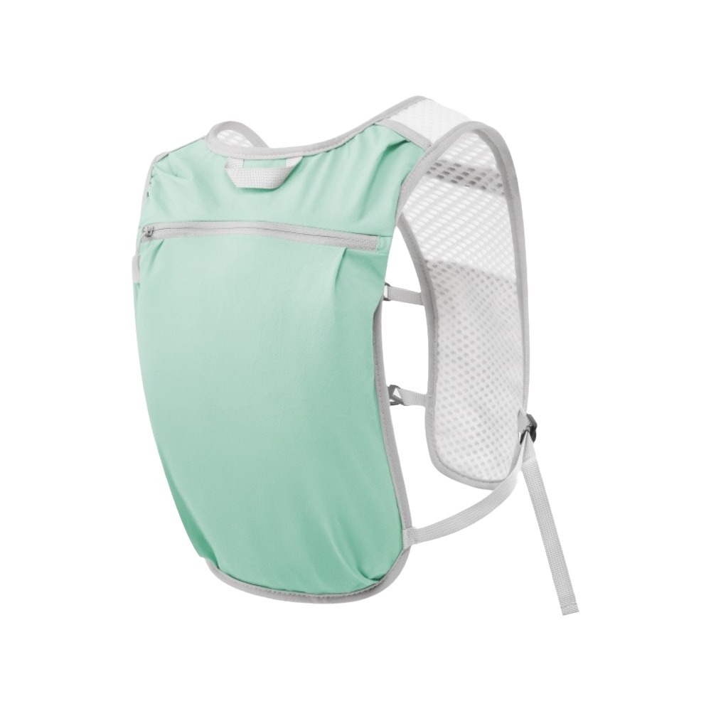 Wasserdichte Hydrationsweste mit Reflektoren, Leichte Sport-Laufweste mit Mehreren Taschen, Atmungsaktiver Wasserpack-Rucksack: grüNe farbe