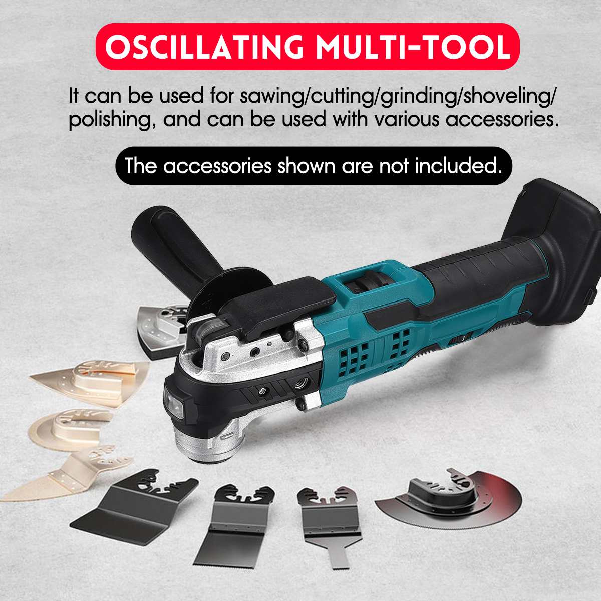 Cordless Powerful Oscillating Multi Tools Electric Trimmer Saws Home DIY Rechargeable Woodworking Tools For Makita 18V Battery
