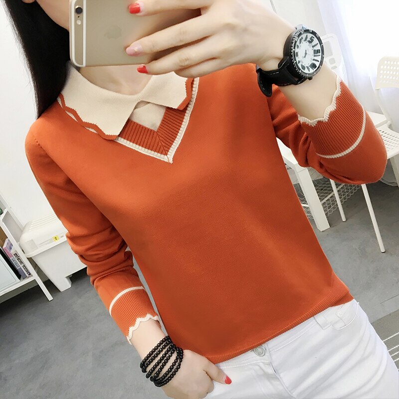 Vinter barsel amme sweater turn-down krave langærmet graviditet amme tøj kvinder postpartum amning top t-shirt: Bor rød / S