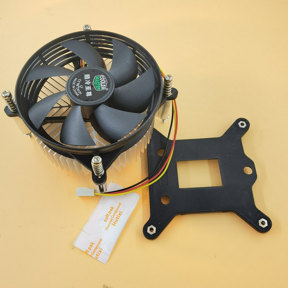 Desktop Computer PC Aluminum CPU Heatsink Cooler Fan LGA 775 or 20W 30W 50W High Powe