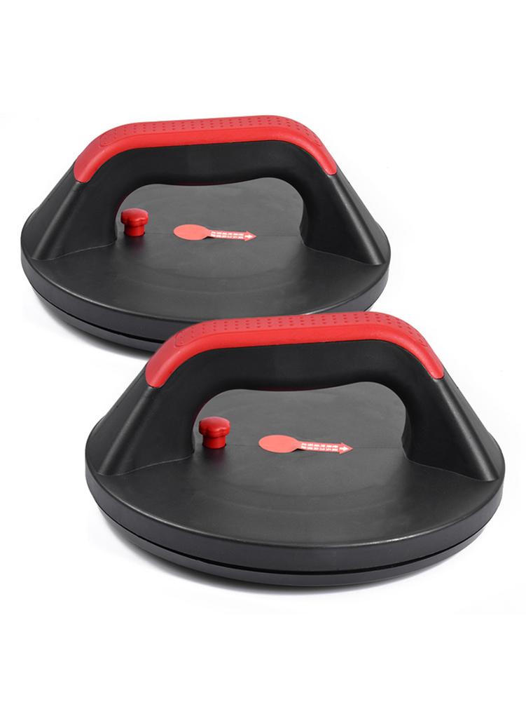 360 Rotatable Push Up Round Bars Non Slip Pushups Wide Handle Comfort Grips Workout Equipment Rotating Circular Push-up