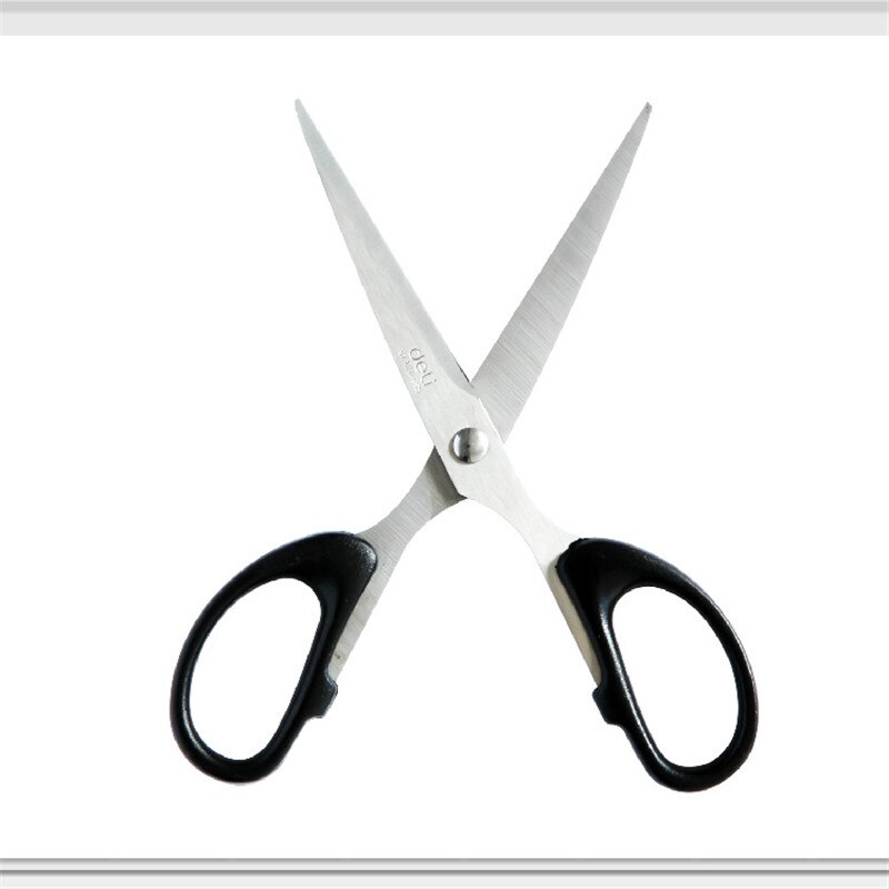 Deli Stainless Steel Scissors Office School Supply Stationery Home Paper Cutter Knife Business Tailor Scissor Cutting Tool