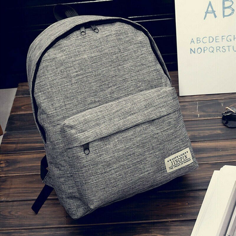 Mochila de lona para hombres y mujeres, bolsos de escuela secundaria universitarios para chicos, mochilas de viaje para ordenador portátil para chicas, mochilas para niños