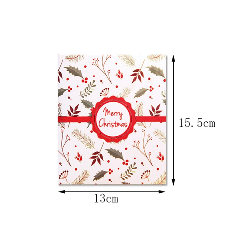 QuickDone 3D Three-dimensional Christmas Deer Santa Claus Greeting Card Handmade Pop Up Event&Party Cards NDK0404