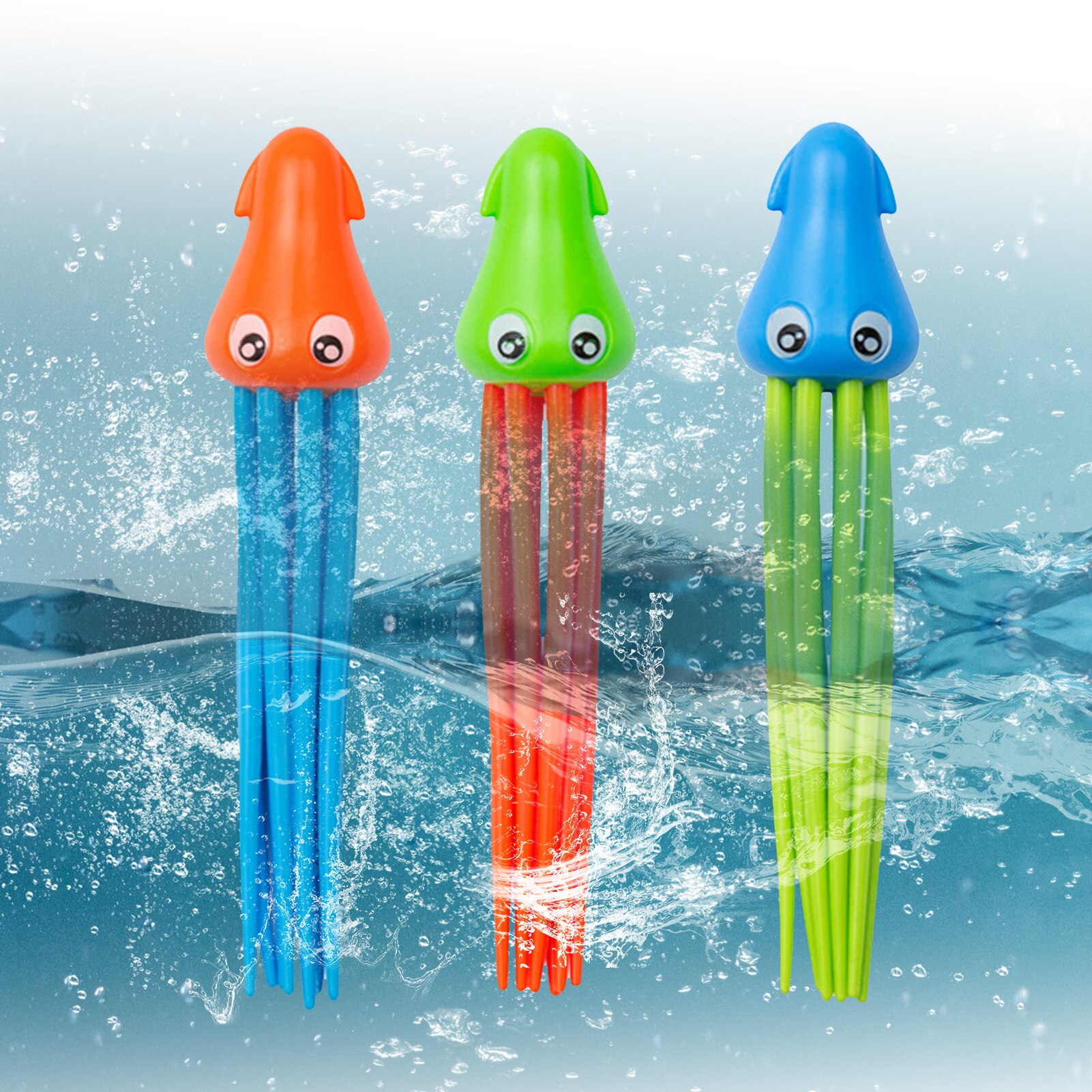 spielzeug für schwimmbad 3Stck freundlicher Schwimmen Krake Schwimmbad Tauc... – Grandado