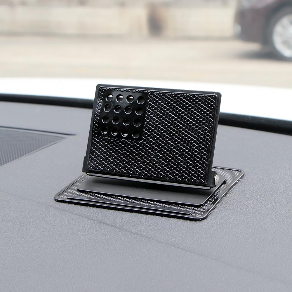 360-Graden Draaibare Verstelbare PU Siliconen Antislip Mat Auto Dashboard GPS Navigator Telefoon Houder Voor Gsm Tablet PC