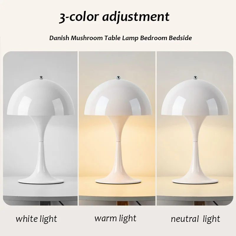 Nordic Danish Table Lamp Home Bedroom Bedside Light Lantern Medieval Dimming Touch Night Light Decor Desk Lamp