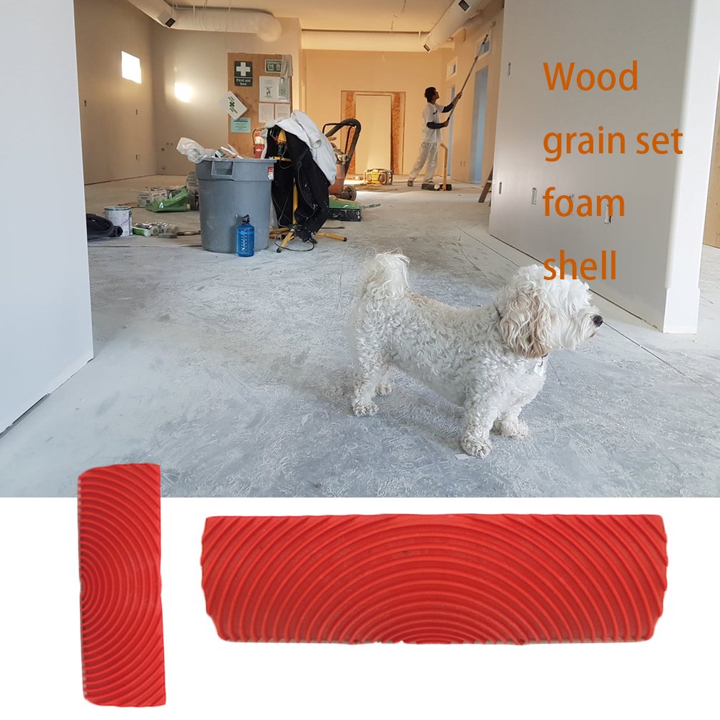 Imitacja drewna ziarno wałek malarski narzędzie robić malowania ścian zestawy tekstura ściany artystyczny obraz narzędzie robić malowania zestaw wzór zestaw Dropshipping