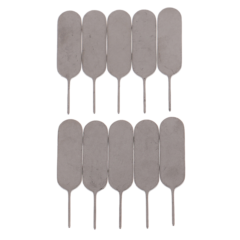 10Pcs Universele Metalen Sim Kaart Lade Ejector Eject Pin Key Telefoon Removal Tool