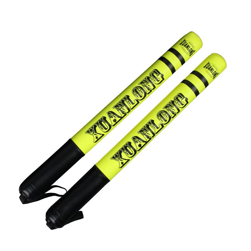 2PCS Boxing Stick Target Muay Thai Sanda Dodge Reaction Stick Taekwondo Speed Training Equipment Foam Target Fighting Reaction: green