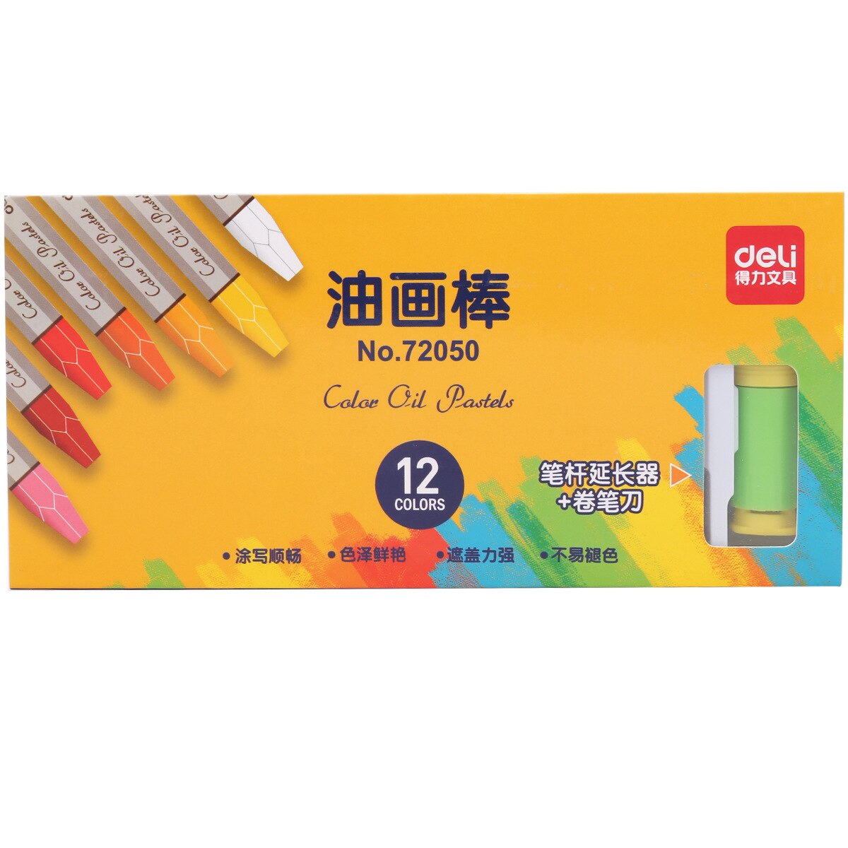 36 Kleuren Wax Caryon Set Voor School Kids Creatieve Tekening Graffiti Tekening Kleuren Olie Pastelkrijt Art Supply Beste Pen: 12 color