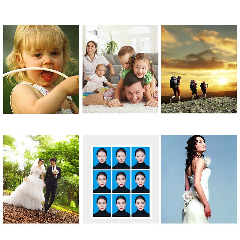 Crystal High Gloss Printer Photo Paper A3 A4 40 Sheets Photo Paper Highlight Inkjet Printing Waterproof Printer Photo Paper