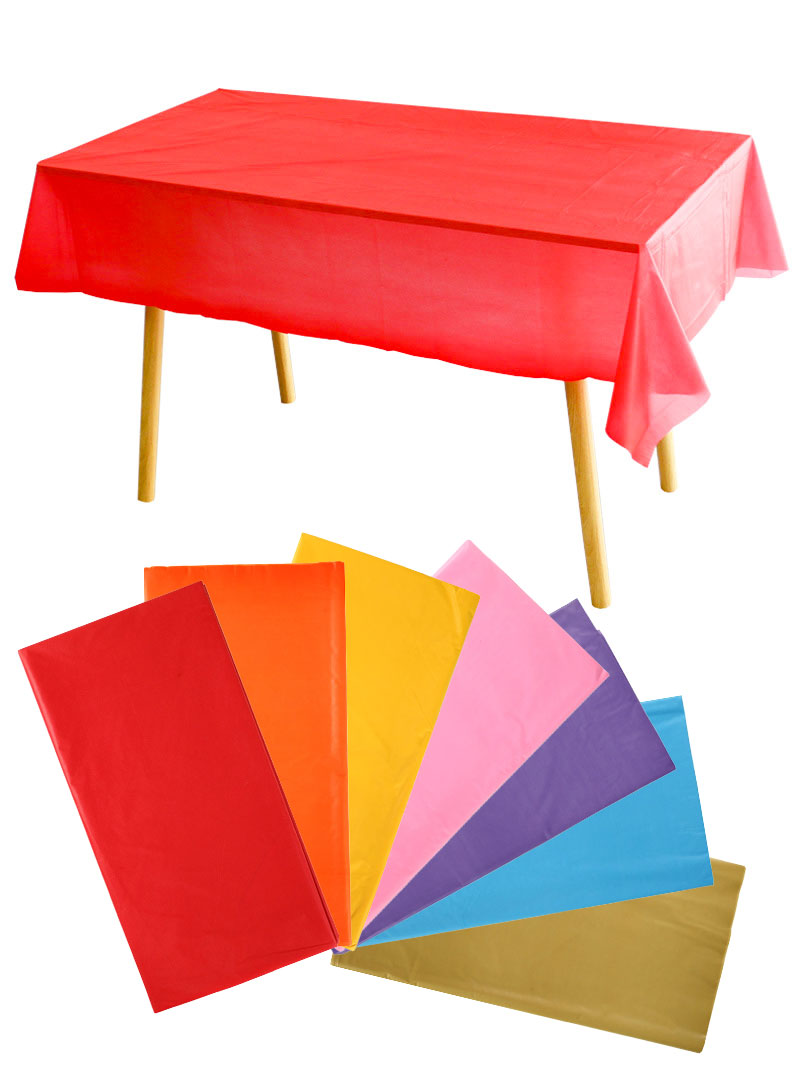 Tovaglie usa e getta tinta unita tovaglia anti-olio stoviglie per matrimonio festa di compleanno rettangolo scrivania panno arredamento