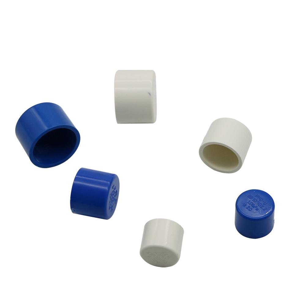 Sisähalkaisija 20mm 25mm 32mm pvc päätyliittimet vesiputki putken päätykansi puutarhakastelu maatilan adapteri tarvikkeet 3 kpl