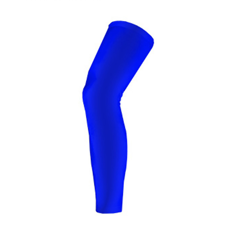 AtejiFey 1 para Nein-Unterhose Kompression Atmungsaktivem Lycra Stulpen Gamaschen Sport Basketball Laufen Kalb & Knie Ärmel Schutz: Blau / XL