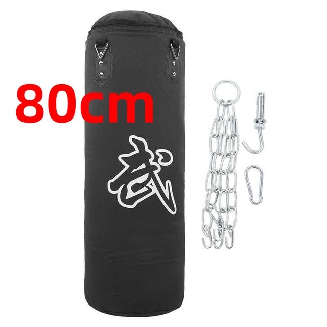 Boksesandpose hengende tykkere boksetrening boksesekk treningsstudio Fitness boksesekk tom boksesandpose: 80cm