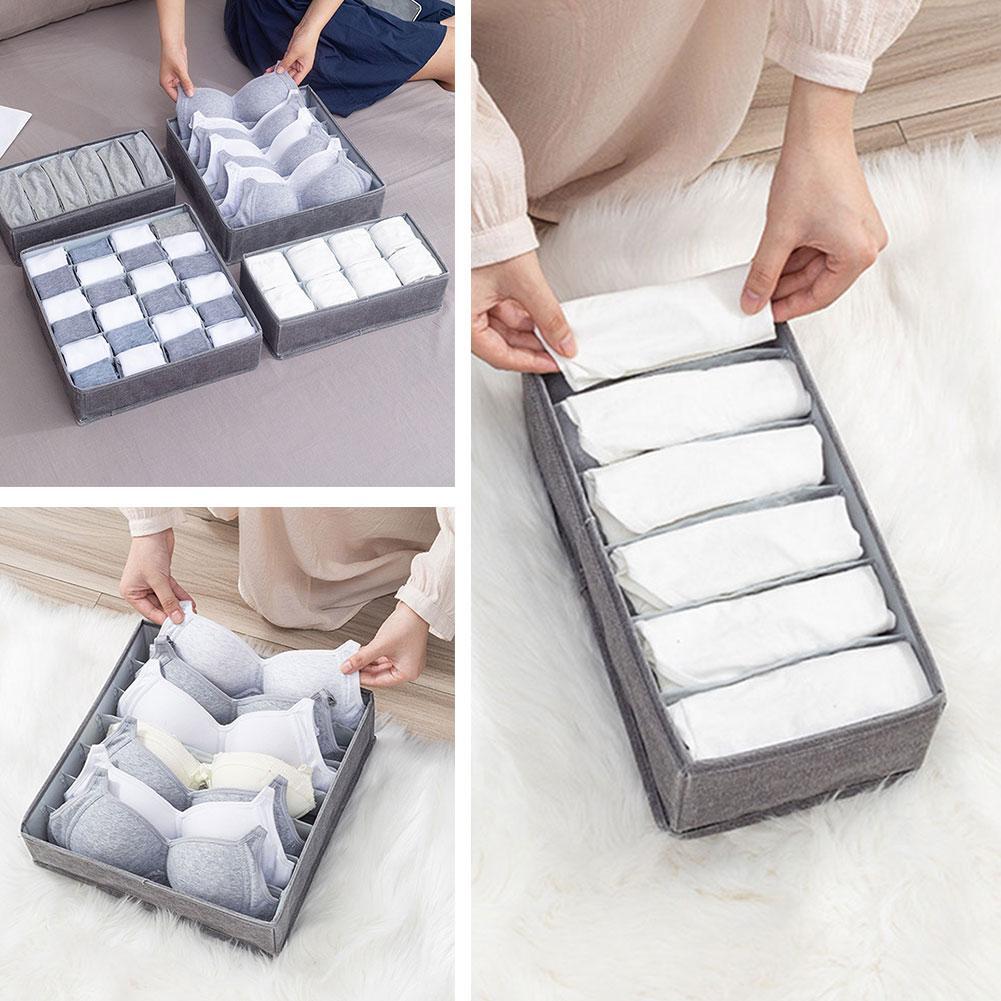 Stoff Unterwäsche BH Organizer Kasten Schubladen Panty Socke Sortierung Lager Organizer Unterwäsche Lager Schublade Organizer Heimat Lager