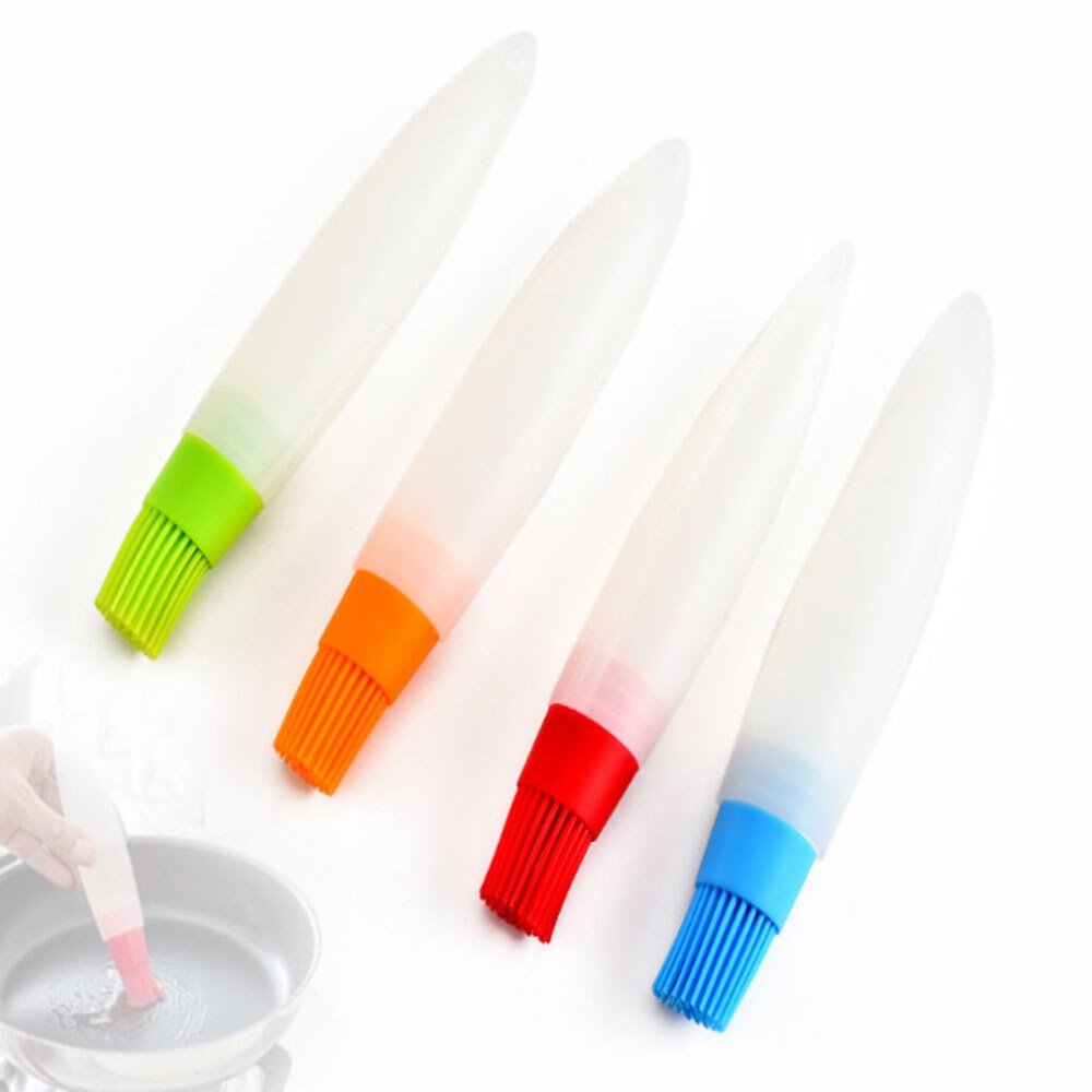 Siliconen Olie Borstel Olie Fles Voor Sojasaus Dispenser Honing Container Grill Tool Keukengerei Koken Borstel