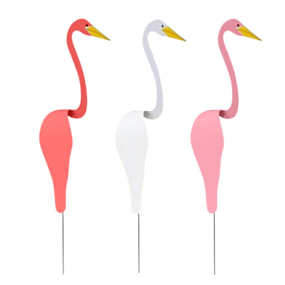 Grillige Vogel Roze Flamingo Home Tuin Decoratie Swirl Absoluut Prachtige Unieke Dynamische Roterende Vogel Swirl Vogel Props