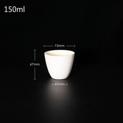 Korund degel, aluminiumoxid degel, flyktig vatten degel, båge degel . 5ml 10ml 20ml 30ml 50ml 100ml. 5 delar  / 1 paket.: 150ml