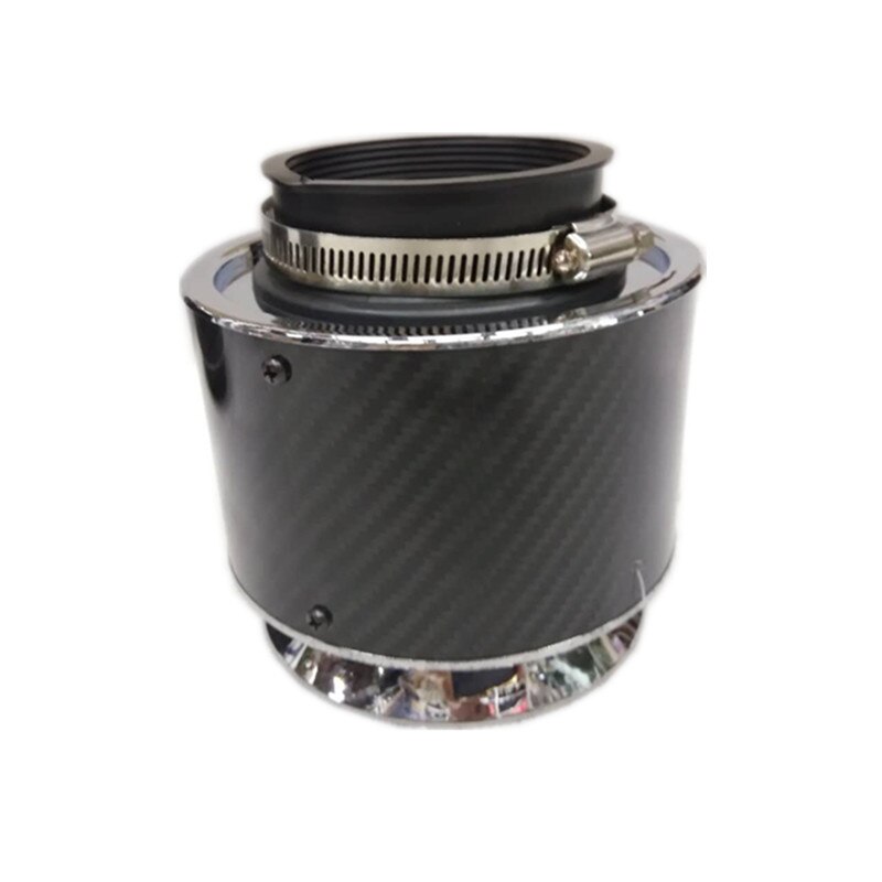Spsld Universele Interface Luchtfilters Carbon Fiber Air Filter Hoge Prestaties Cold Air Intake Filter Racing Car Air Filter76MM