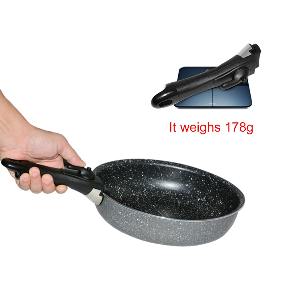 Afneembare Afneembare Pan Pot Handvat Outdoor Servies Vervanging Anti-Broeien Clip Hand Grip Voor Koken Koekenpan Kookgerei Kom