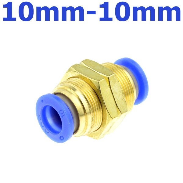 Luftpneumatisk rett skottforbindelse 10mm 8mm 6mm 4mm 12mm od slangerør ett trykk skyv inn gasskobling messing hurtigkobling: 10mm