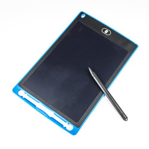 8.5inch Kids Portable LCD Writing Tablet Notepad Drawing Pad Board with Pen: Blue
