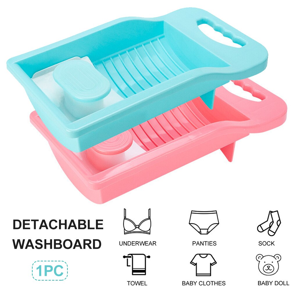 Durable Detachable Home Cleaning Tools PP Underwear Clothes Multifunction Travel Portable Washboard Socks Bra Nappy Hand Wash